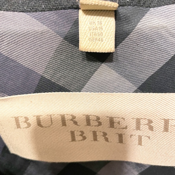 Burberry Brit Wool Blend Trench Coat - Picture 5 of 13